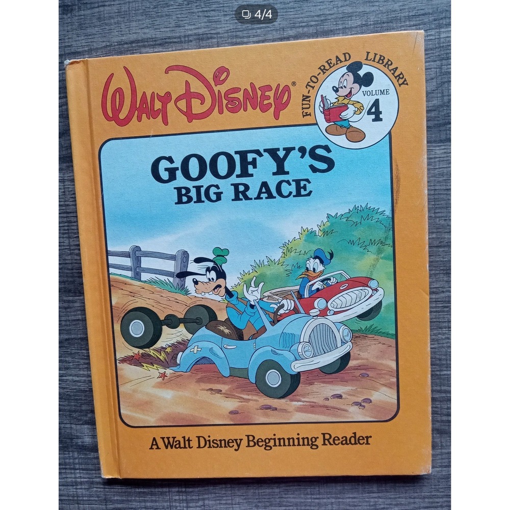 Walt Disney Goofy's Big‎ Race Kid's Book 1986